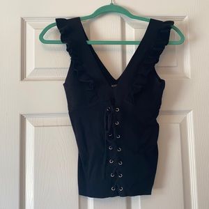 Express Front Tie Top